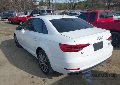 2017 Audi A4 2.0T Ultra Premium из США, поврежденный, VIN WAUGMAF43HA146110
